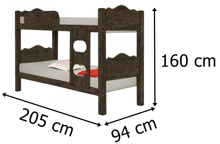 Beliche Sevilha Nogal – Carmolar Móveis