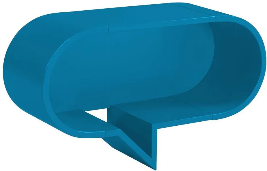 Prateleira Decorativa Oval Cartoon 823 Azul - Maxima