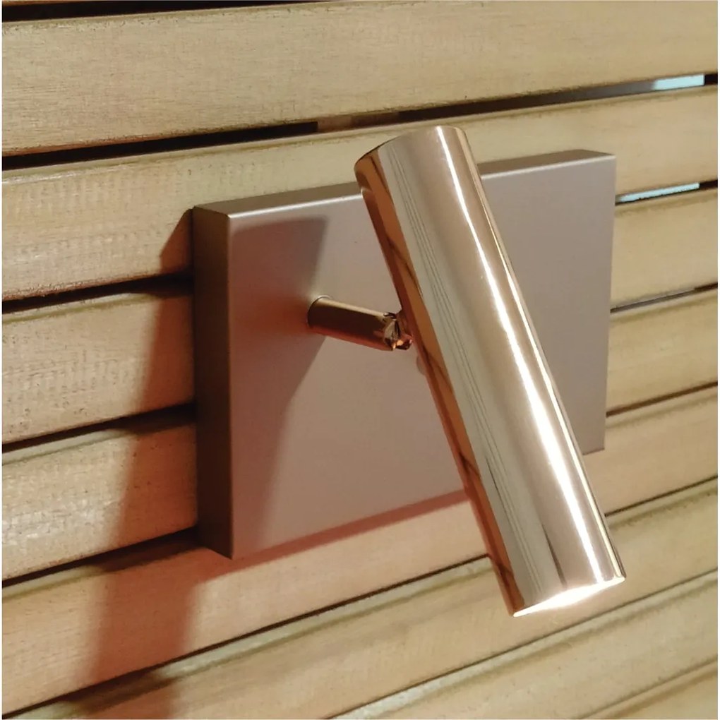 Arandela Horizontal 12X25Cm Tubo Articulado 01Xmr11 Com Interruptor -... (ROSE FOSCO)