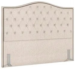 Cabeceira Cama Box Casal 140cm Siena P02 Linho Cru - Mpozenato