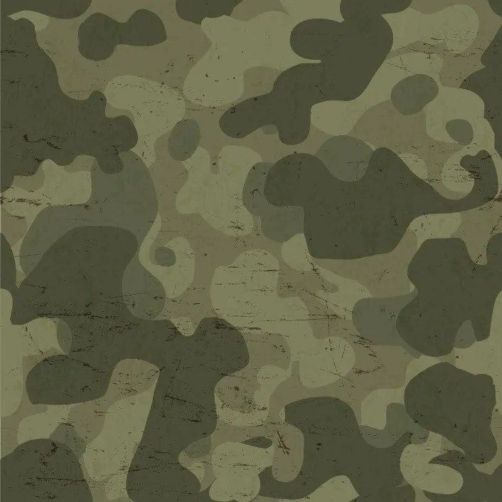 Papel De Parede Adesivo Camuflagem Militar (0,58m x 2,50m)