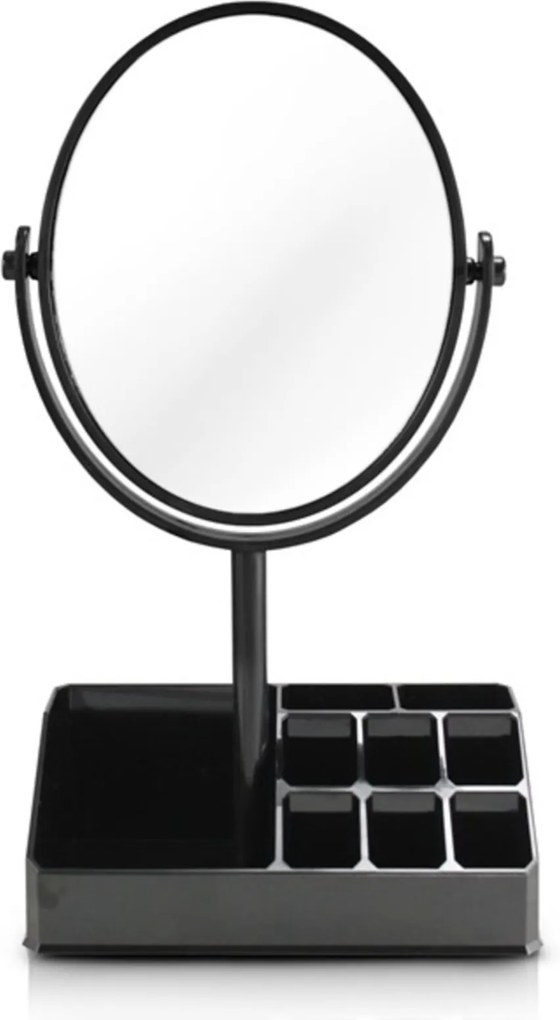 Jacki Design Espelho De Mesa Com Divisórias Cor Preto