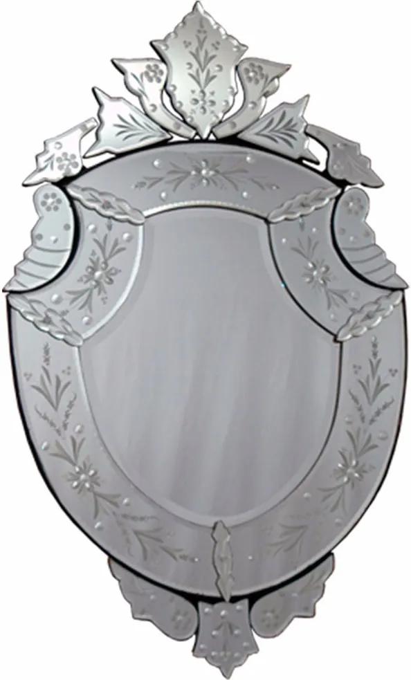 Espelho Veneziano Com Corte Bisotê Pequeno Cristalino Namour - 60x38cm