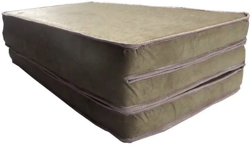 Puff Multifuncional Banco Colch�O Casal 188X128Cm Suede (Preto)