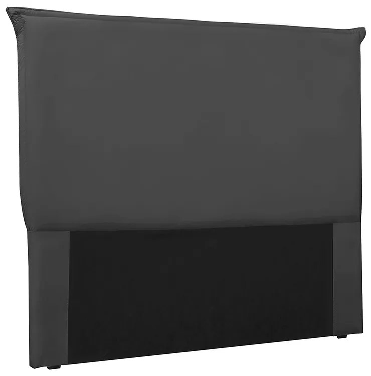 Cabeceira Cama Box Queen 160 cm Garden Veludo S04 - D'Rossi - Preto