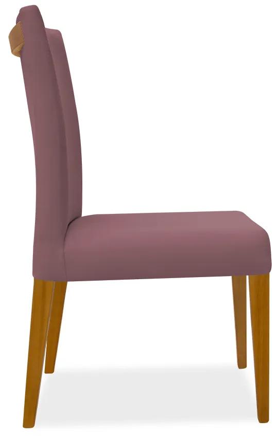 Kit 2 Cadeiras de Jantar Milan Veludo Rosê