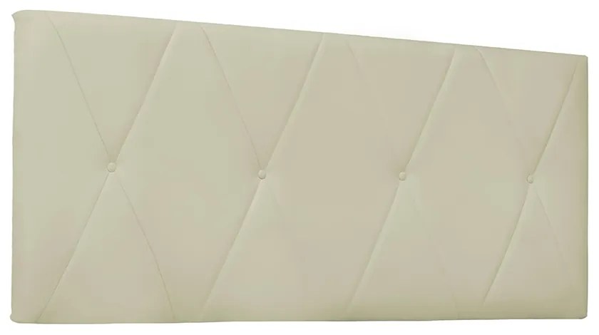 Cabeceira Painel Aquilla Para Cama Box Casal 140 cm Corino - D'Rossi - Bege