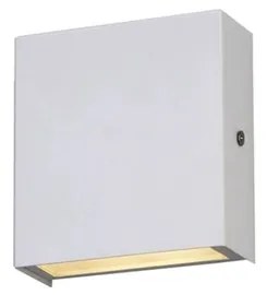 Arandela Aluminio Vidro 10,5X4,5Cm Ip65 - BRANCO