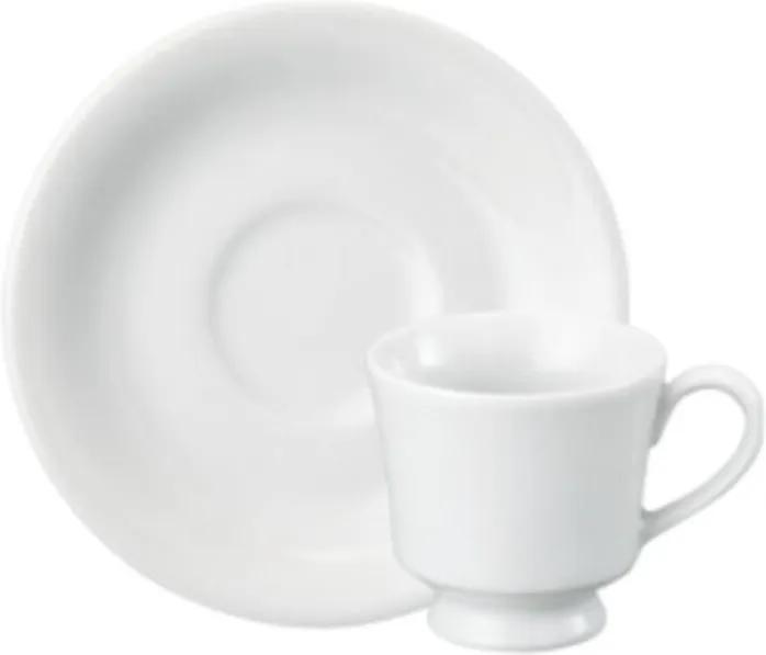 Xicara Café com Pires 60 ml Porcelana Schmidt - Mod. Itamaraty