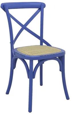 Cadeira Odense em Madeira Maciça - Azul