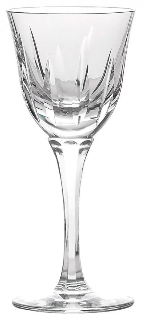 Taça de Cristal Lapidado Artesanal para Licor  Incolor