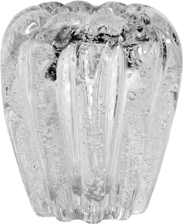 Vaso Decorativo em Murano Incolor - 12x11cm