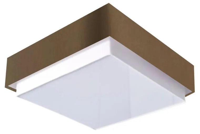 Plafon Quadrado Vivare Md-3092 Cúpula em Tecido 60x60cm - Bivolt