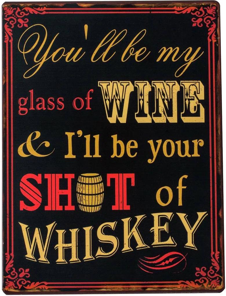 Placa Decorativa Whiskey