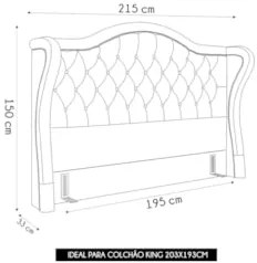 Cabeceira Cama Box Casal King 195cm Antibes P02 Veludo Bege - Mpozenat