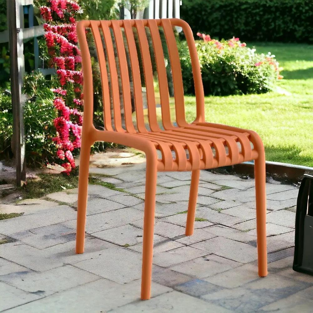 Kit 4 Cadeiras Monoblocos Área Externa Ipanema com Proteção UV Telha G56 - Gran Belo