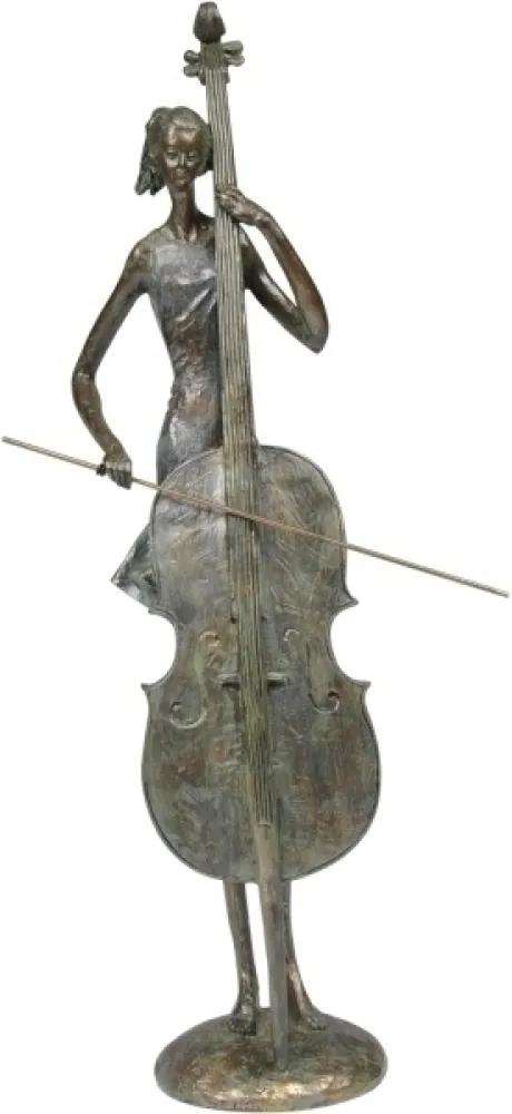 escultura MUSICO resina 52cm Ilunato NA0527