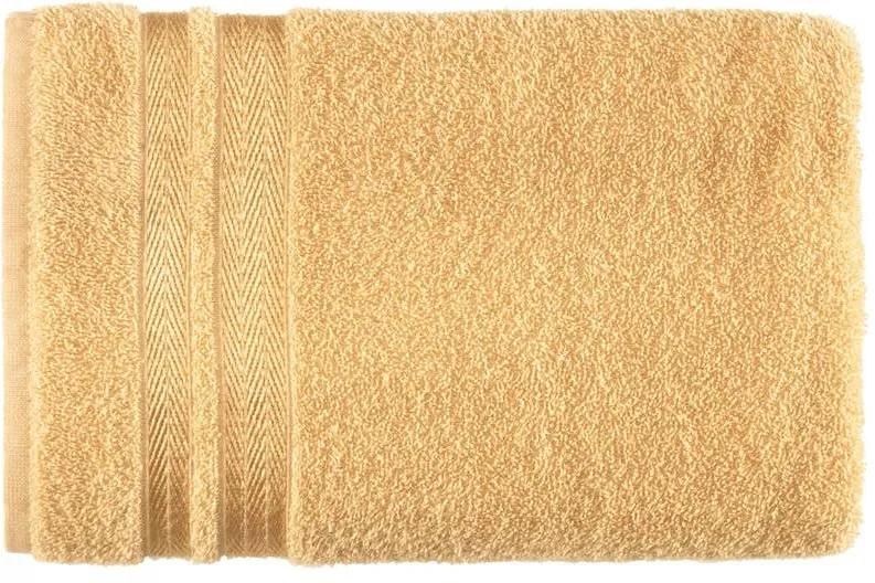Toalha Karsten Olívia  - Tamanho: Banho 67 x 135 cm - Cor: Amarelo Cream - Karsten