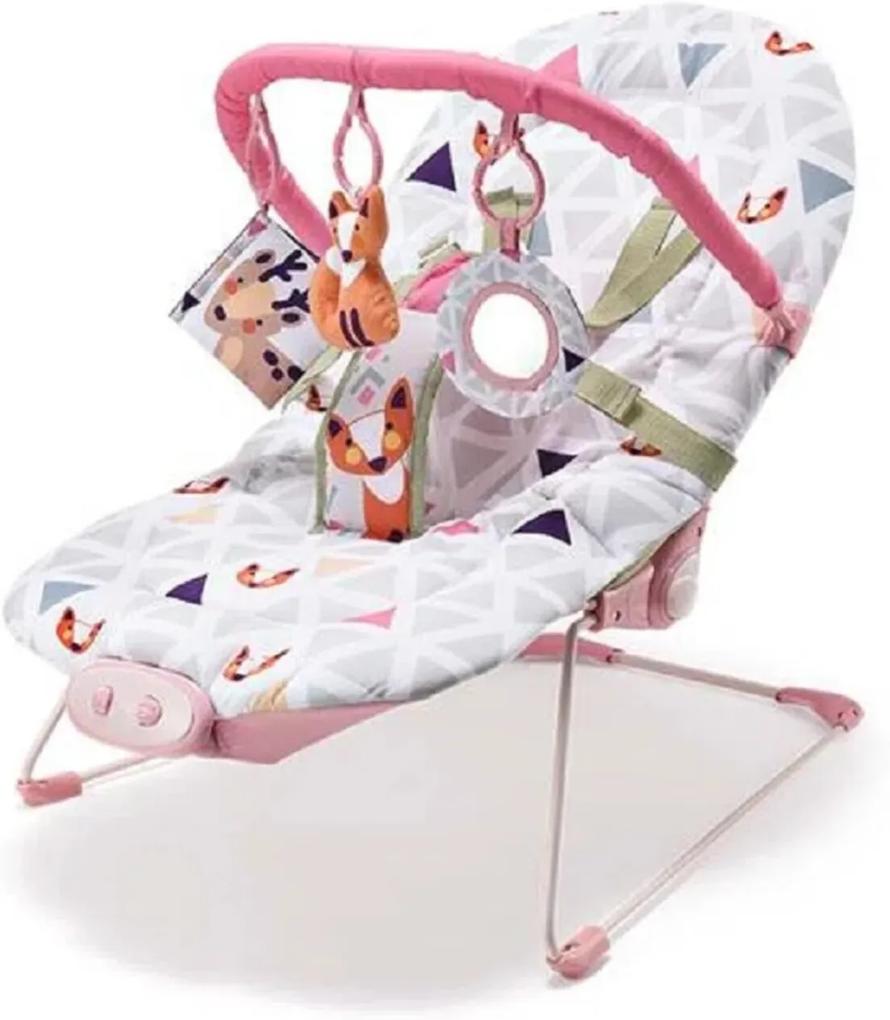Cadeira Weego De Descanso Para Bebês 0-15 Kg Rosa - 4027 - Branco