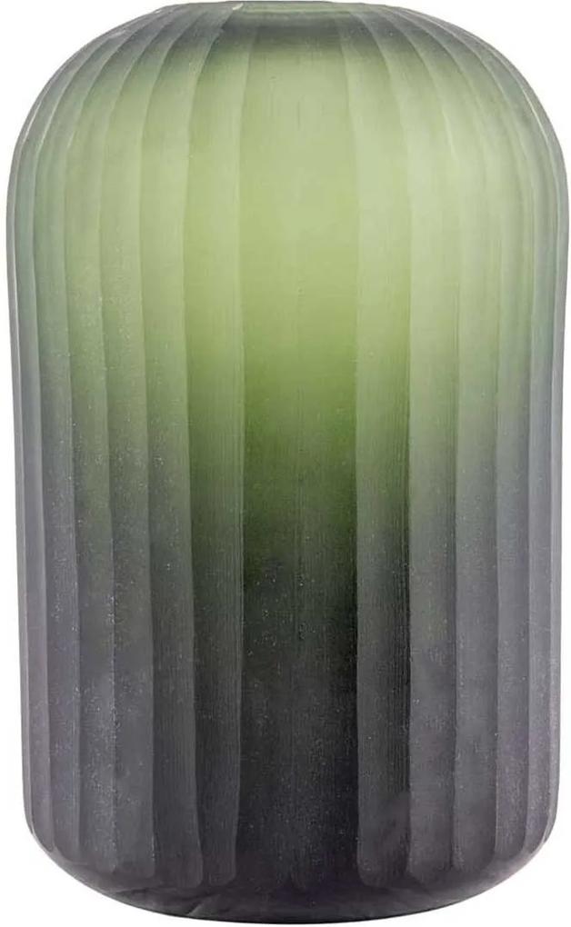 Vaso de Vidro Decorativo Redondo Green II