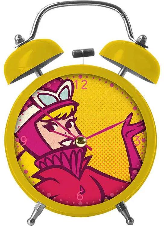 Relógio Despertador Hanna Barbera Wacky Race Penelope em Metal - Urban