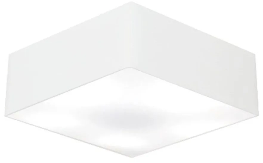 Plafon Para Corredor Quadrado SC-3060 Cúpula Cor Branco