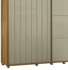Guarda Roupa Casal 230cm Com 2 Portas Verbena Opala/Cumaru Z10 - Mpoze