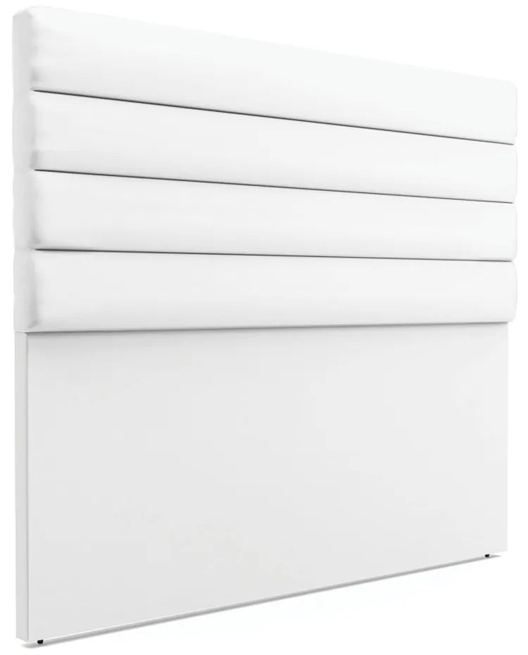 Cabeceira California Para Cama Box Casal 140 cm Corino - D'Rossi - Branco