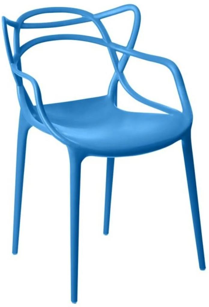 Cadeira Facthus Allegra Sala de Jantar Azul - D'Rossi