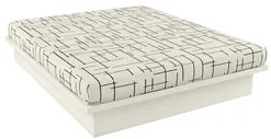 Cama Casal Queen em Madeira 100% MDF TW22 Off White - Dalla Costa