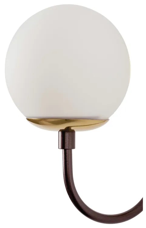 Arandela Soul 12X32X20Cm 1L G9 / Globo Ø12Cm | Usina 16533/1 (AZO-F - Azul Oceano Fosco, CLEAR)