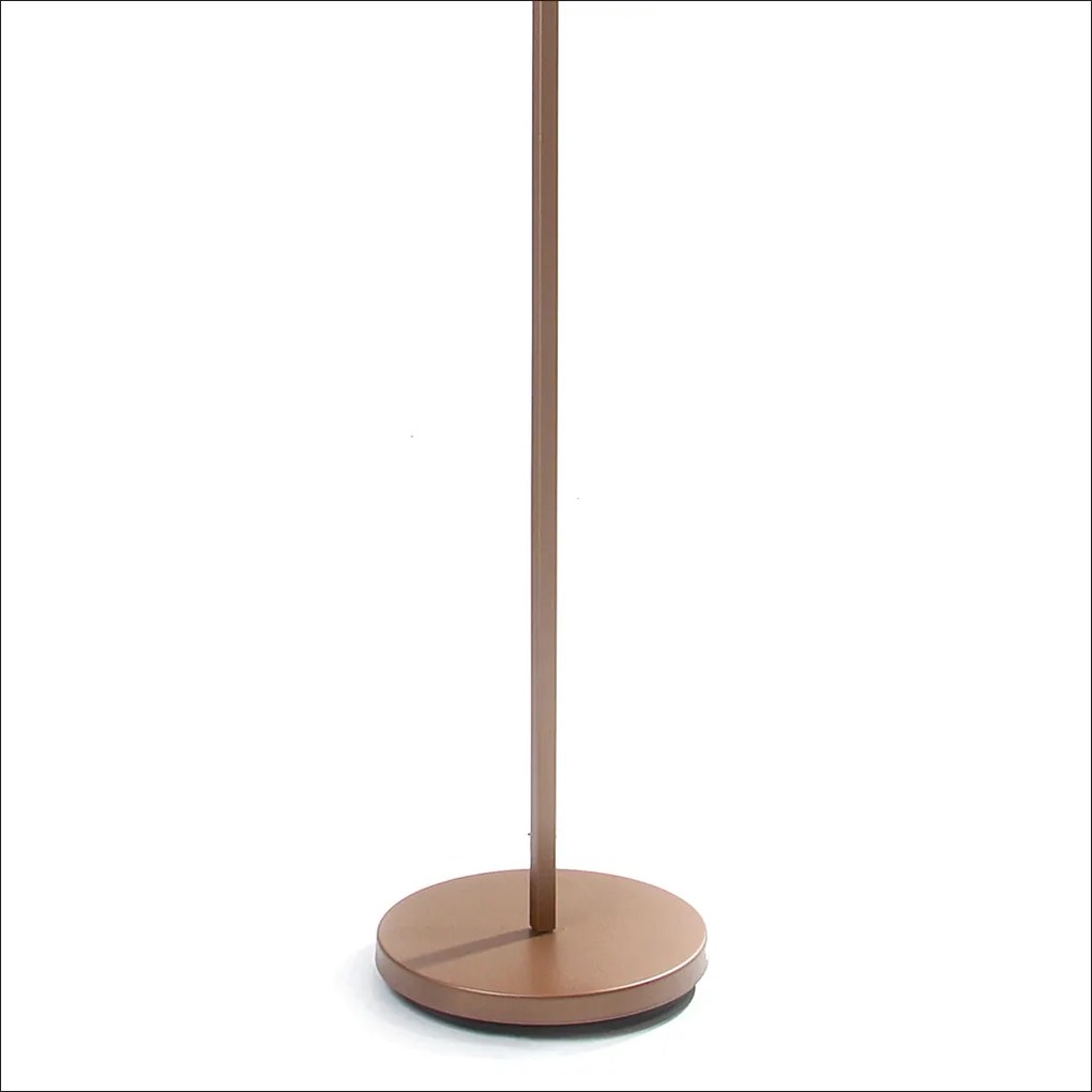 Luminária De Chão Ela 24X31X146Cm Tubo Metal Alumínio E Vidro 1Xmr11 /... (PRETO)
