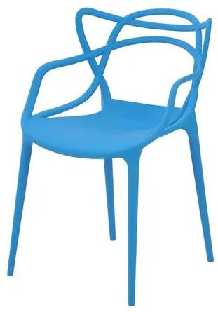 Cadeira Allegra em Polipropileno cor Azul - 44933 Sun House
