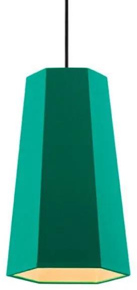 pendente componível SATI verde 18cm 1Xbulbo Stella SD8587