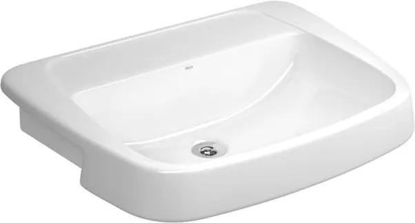 Lavatório para Banheiro Semi Encaixe Branco 57,5x44,5cm L82 - Deca - Deca