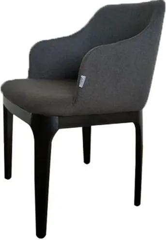 Cadeira Versailes c/ Braco Cinza Escuro 79 cm (ALT) - 47548 Sun House