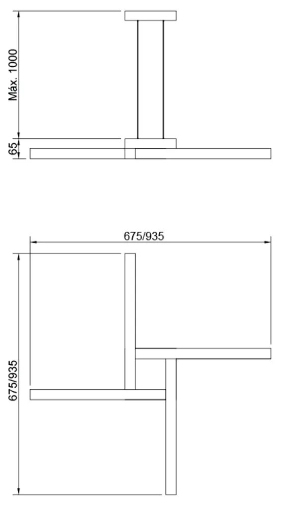 Pendente Dora 93,5X93,5Cm Led 48,8W Bivolt | Usina 19266/93 (AV-M - Avelã Metálico, 3000k)