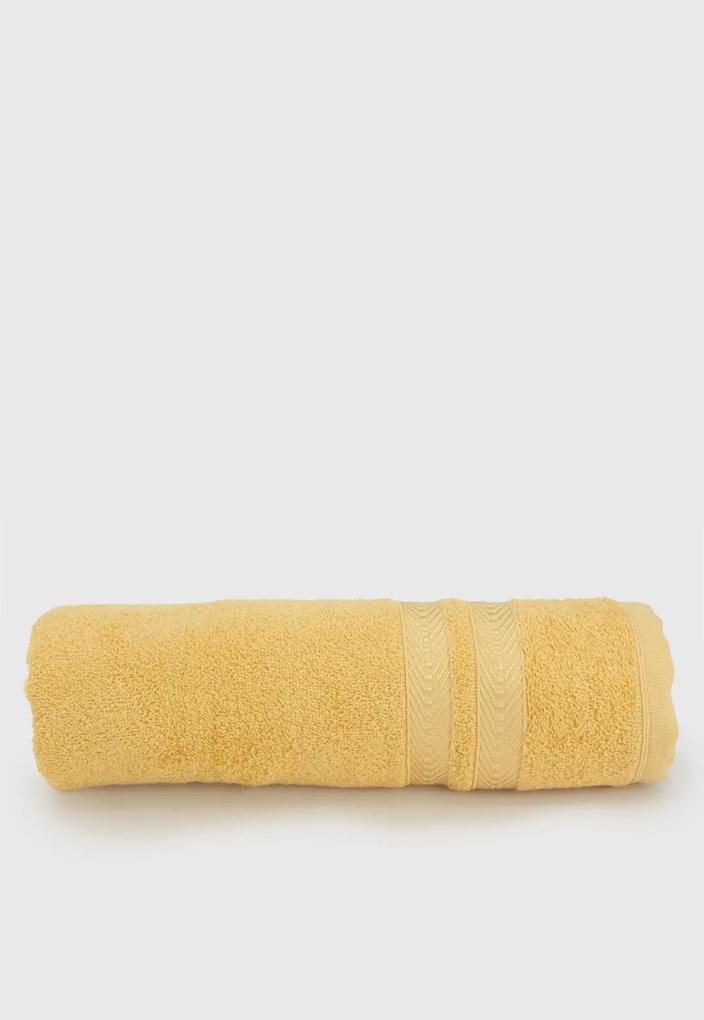 Toalha de Banho Artex Color Basic Clip Amarela