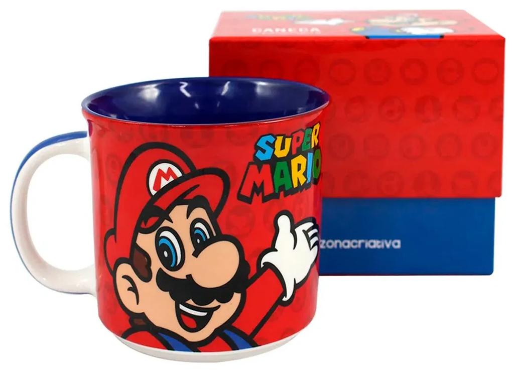 Caneca de Cerâmica Super Mario  350 ml