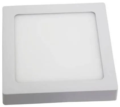 Plafon Led Sobrepor Quadrado Branco 24W Yamamura - LED BRANCO NEUTRO (4000K)