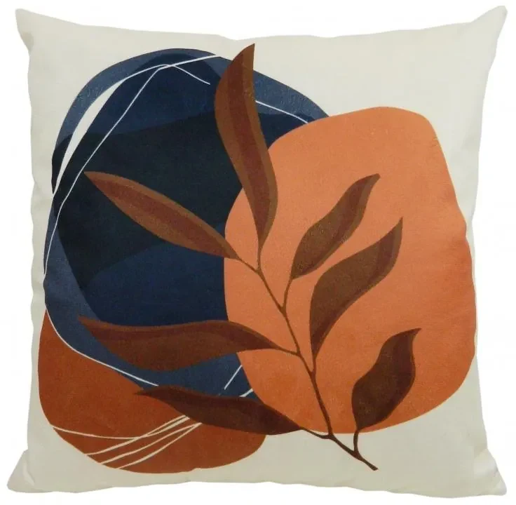 Capa de Almofada Prado em Suede Tons de Azul 44x44cm - APD-0122 - Somente Capa