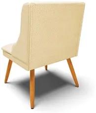 Kit 10 Cadeiras Estofadas para Sala de Jantar Pés Palito Lia Veludo Of