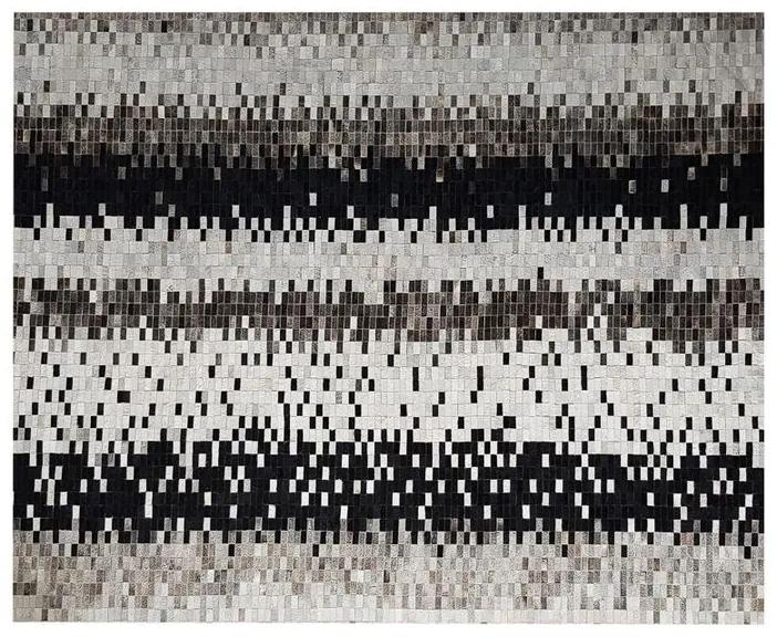 Tapete Pixels Preto e Cinza - TP 45612 1,50 x 2,00