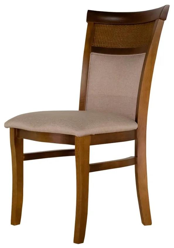Cadeira de Jantar Cici com Rattan - Wood Prime PP 43018