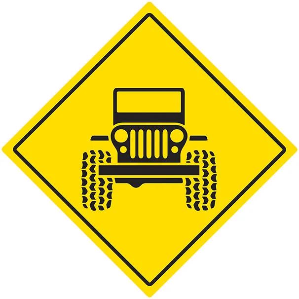 Placa Jeep Front