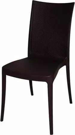 Cadeira Laura Fibra De Vidro Cor Marrom - 19614 Sun House