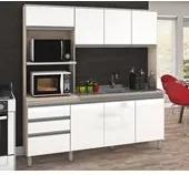 Cozinha Compacta B112 Branco Fendi Briz