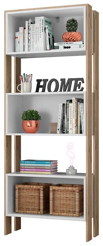 Livreiro Estante com Nicho Zoe Q01 - ADJ Decor