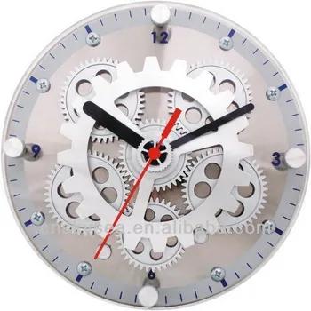 Relógio ENGRENAGEM parede metal    diâm 31 cm   Ilunato FP0004