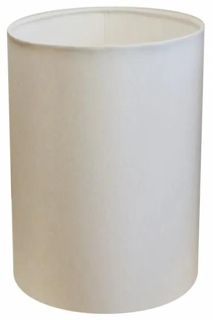 Cúpula em Tecido Cilindrica Abajur Luminária Cp-4012 18x25cm Branco